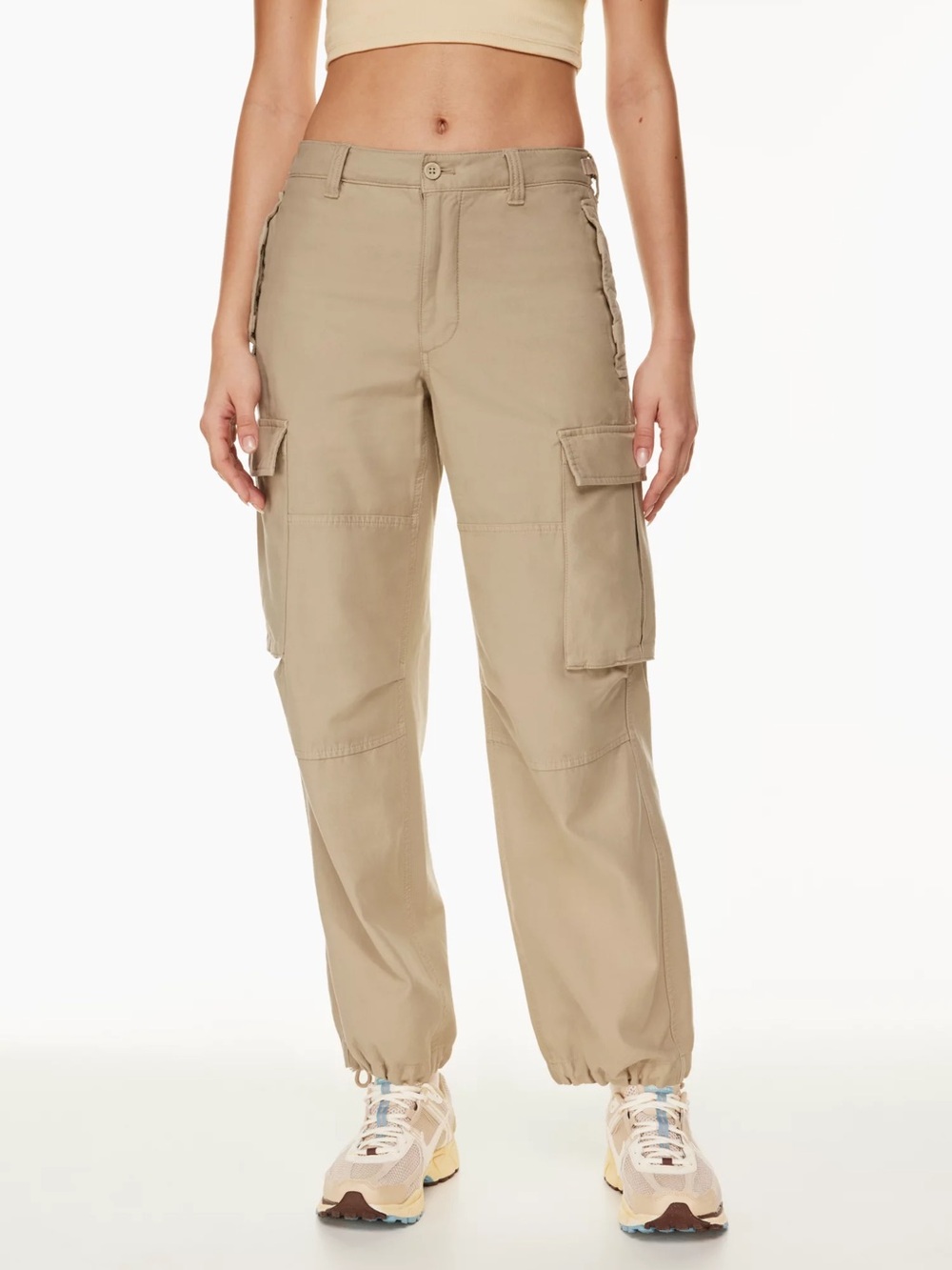 Aritzia TNA Supply Cargo Pant in Gd Humus Beige